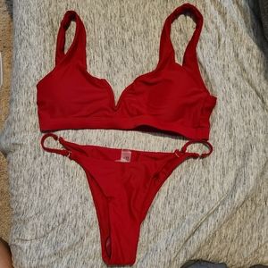Red Swim Suit